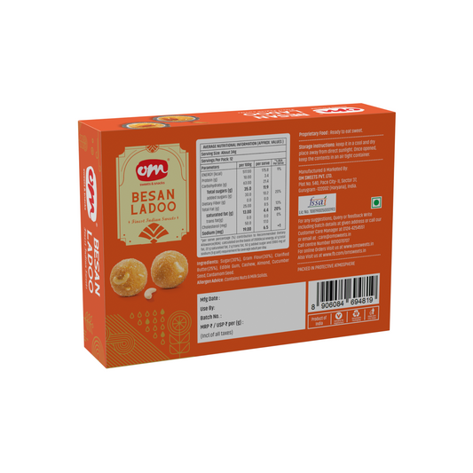 Besan Ladoo 400gm (Vanaspati)